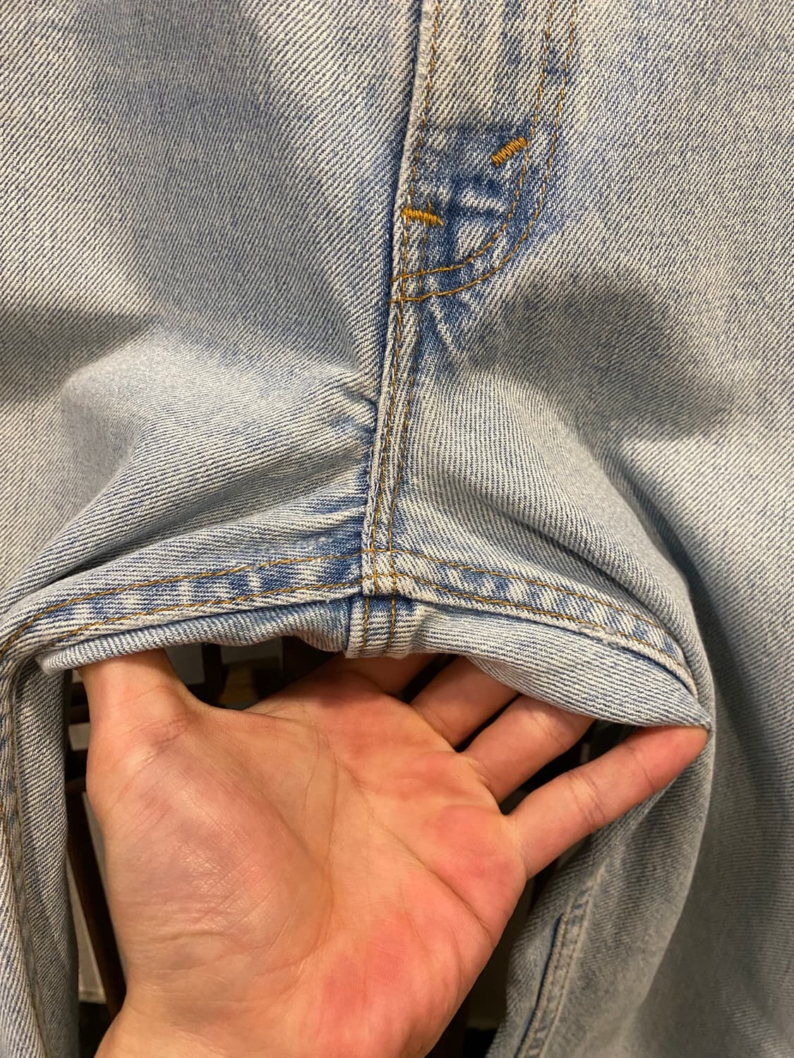 00S 리바이스 505 USA 데님 팬츠 33“ 상품이미지4