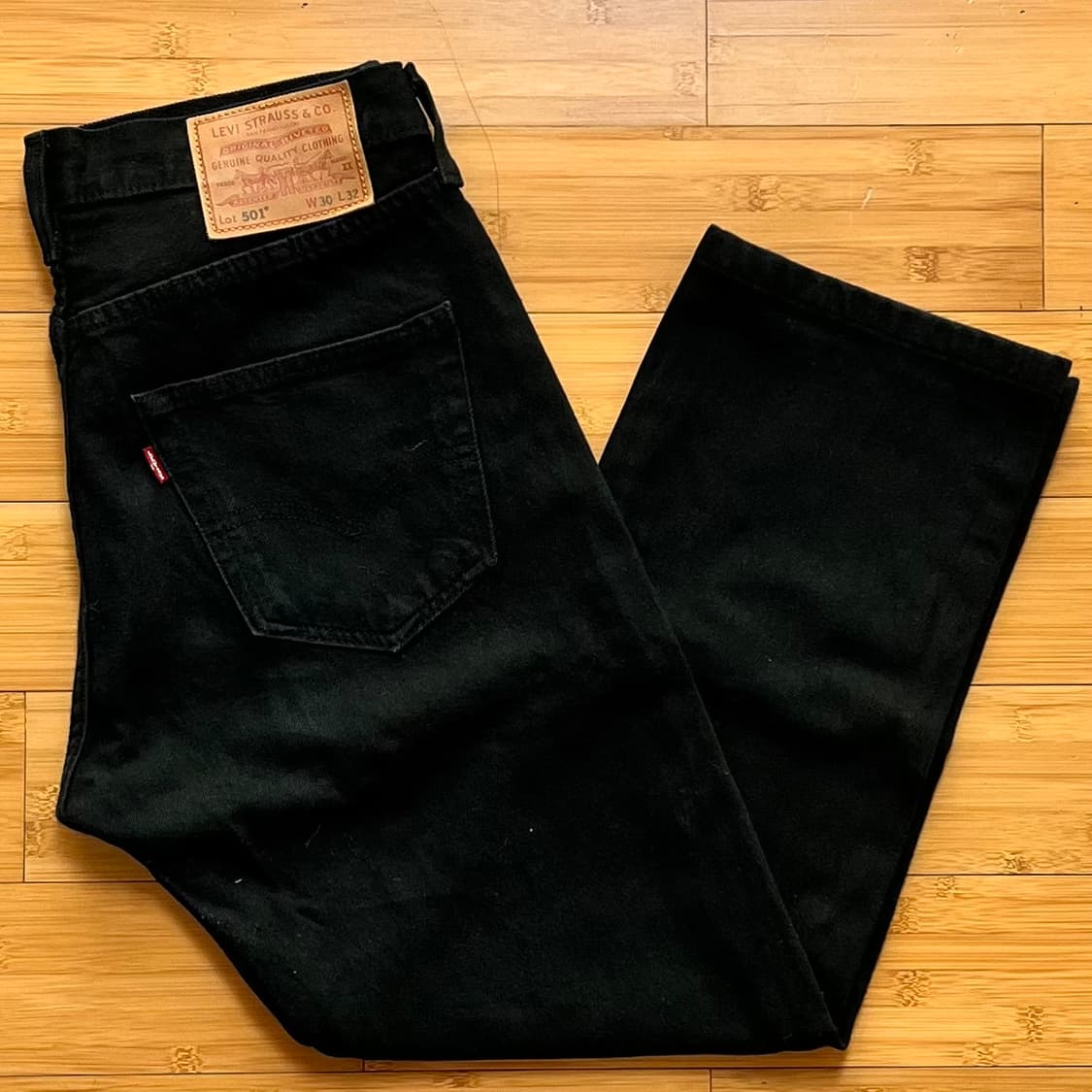 리바이스 501 빅E 블랙진 W30 L32 상품이미지1