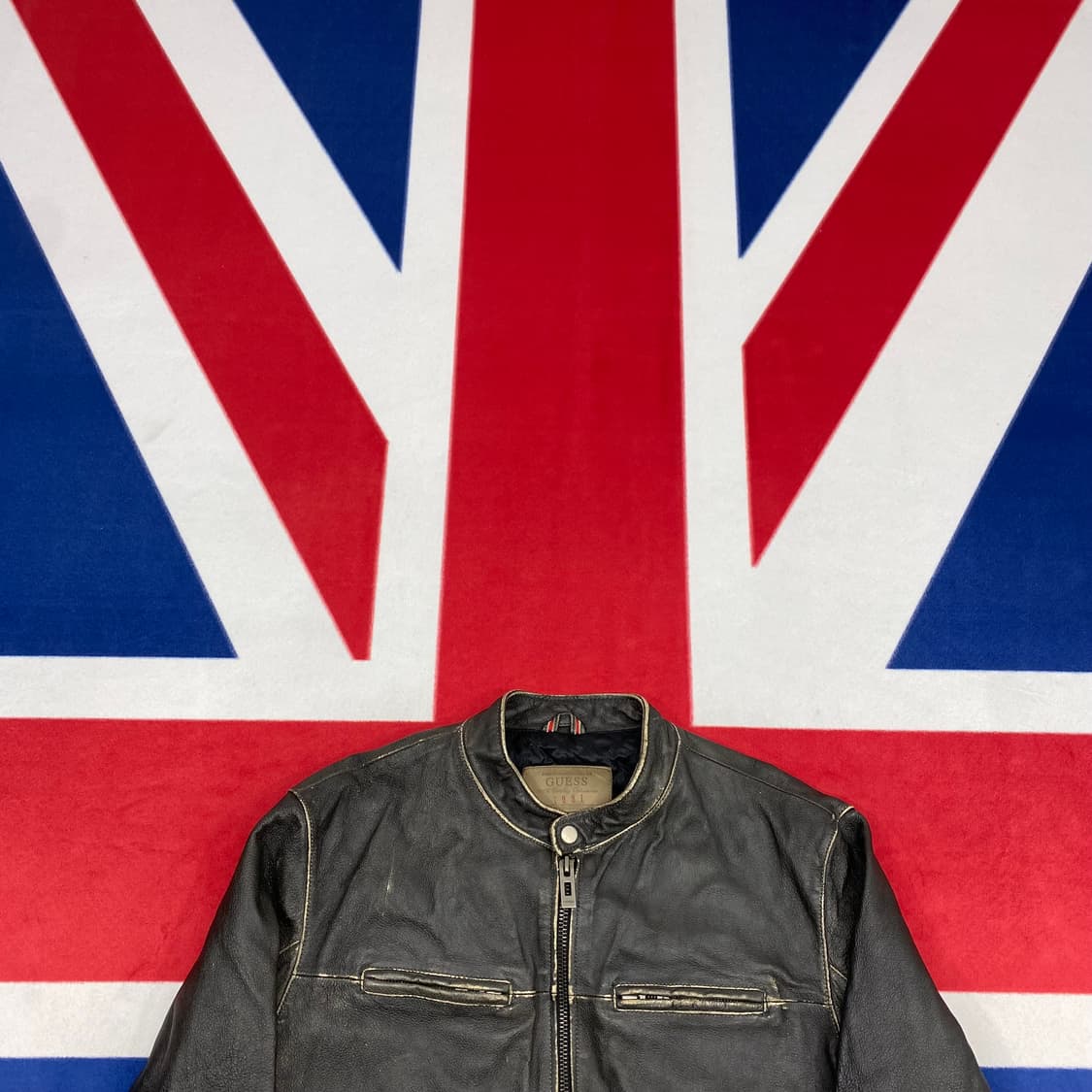 게스 리얼레더자켓 S 상품이미지3