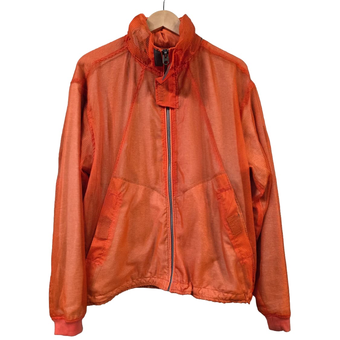 G-STAR 오렌지색 시스루 바람막이 점퍼(XS) 상품이미지1