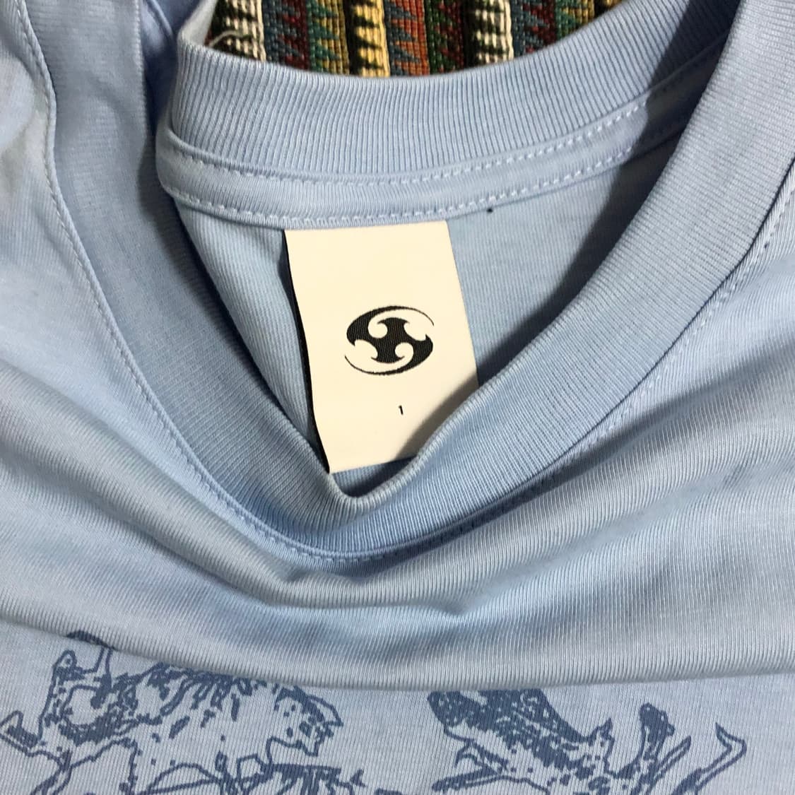 산산기어 코디셉스 티셔츠 블루 상품이미지3