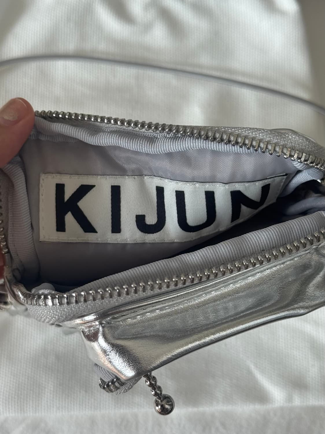 기준 kijun Mini Bag Silver / 실착1회 상품이미지3