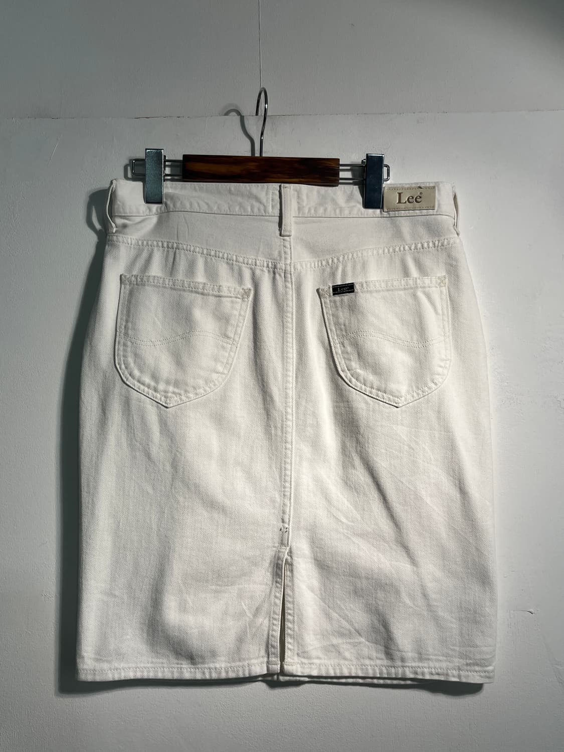 Lee 리 화이트 데님 스커트 L (약 31inch) 상품이미지2