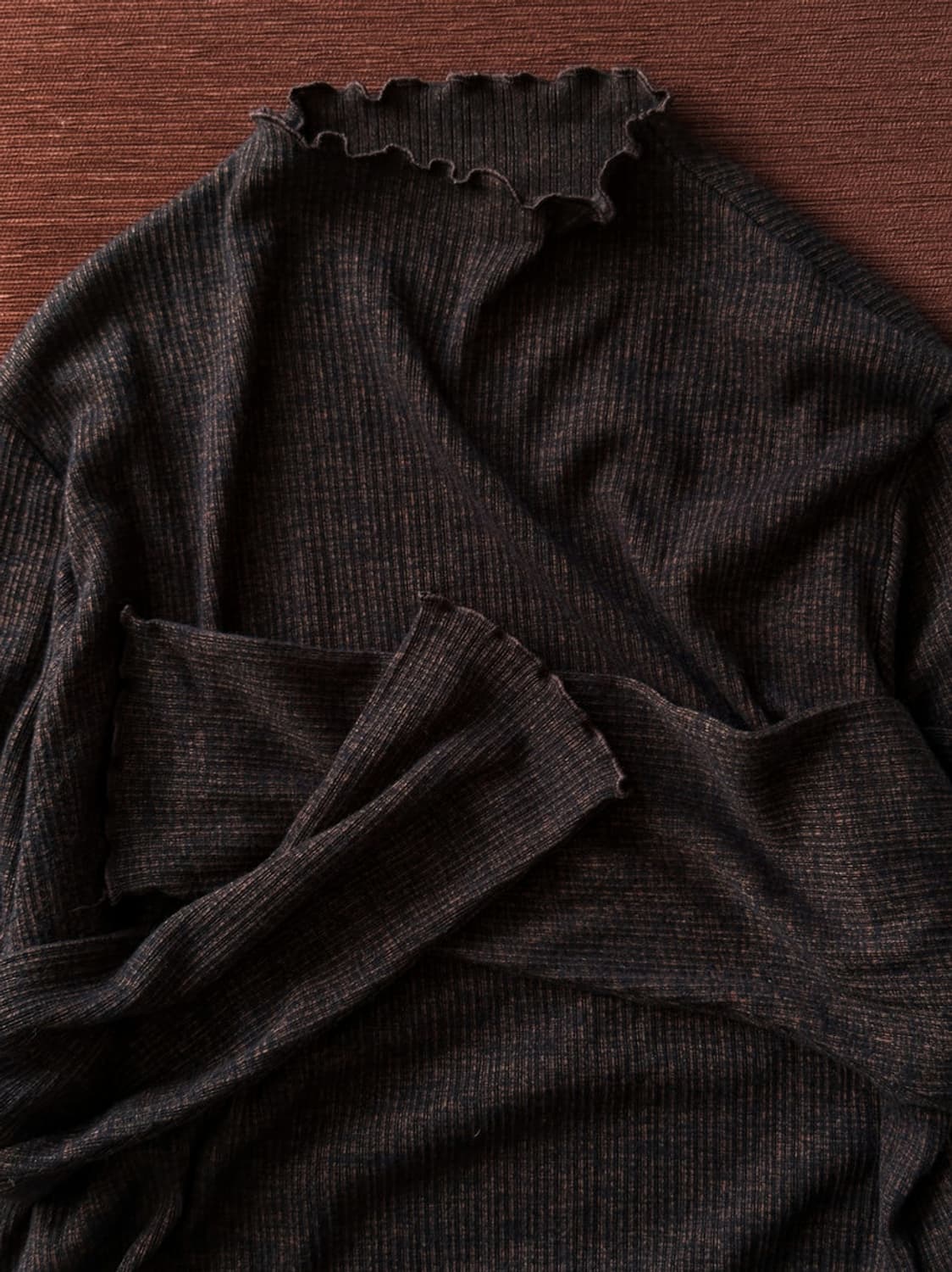 High gauge shirred design stretched top 상품이미지5