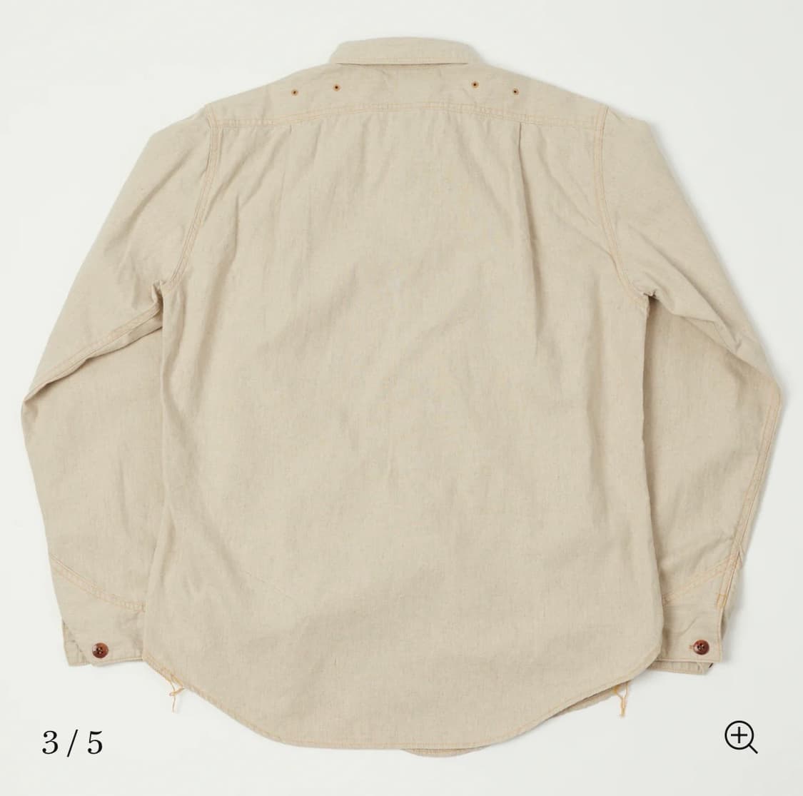 프리휠러스 그레이트 레이크스 몬탁 셔츠 오트밀 (16사이즈) 상품이미지3