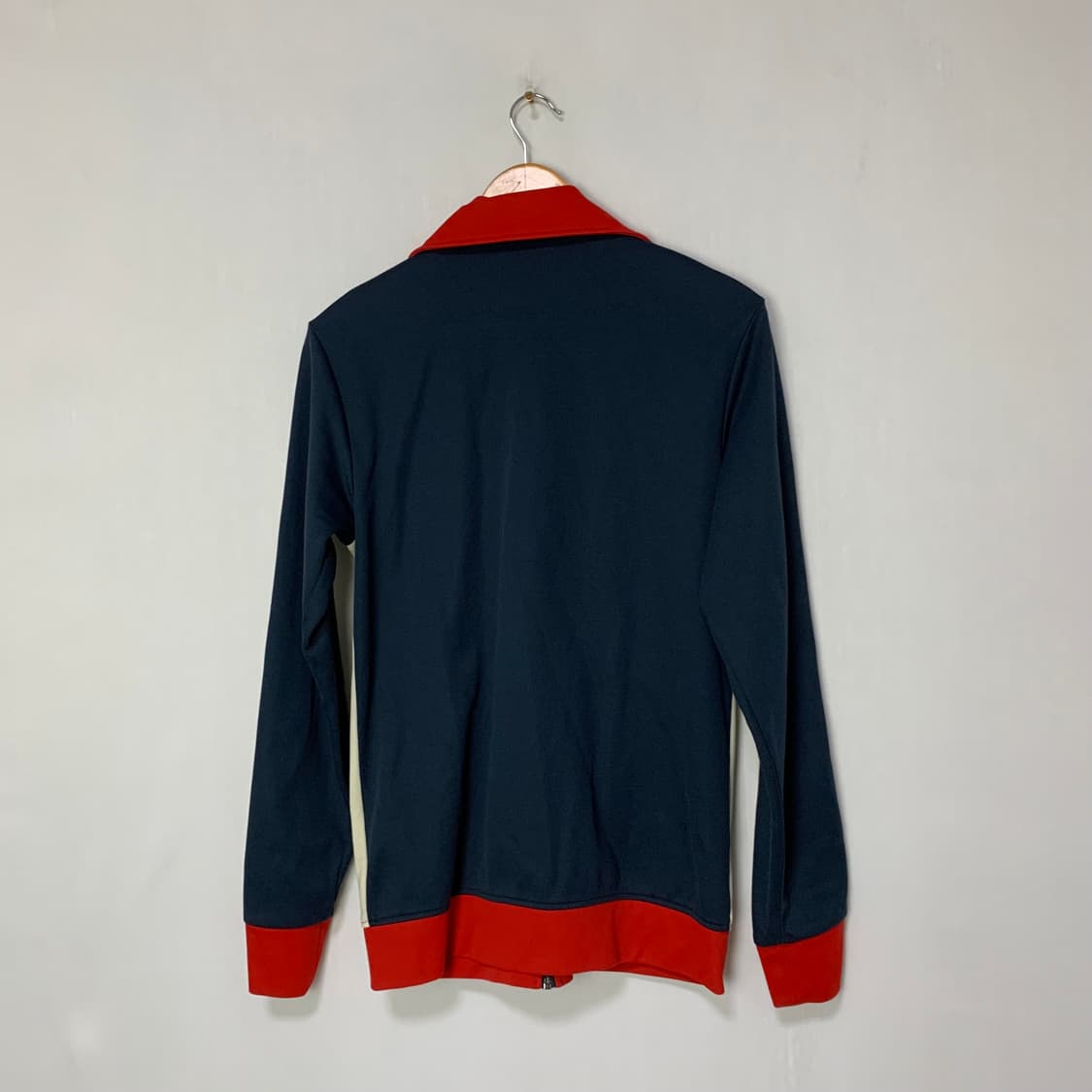 아디다스 네이비/레드 삼선 트랙탑 100사이즈 빈티지 져지 상품이미지3