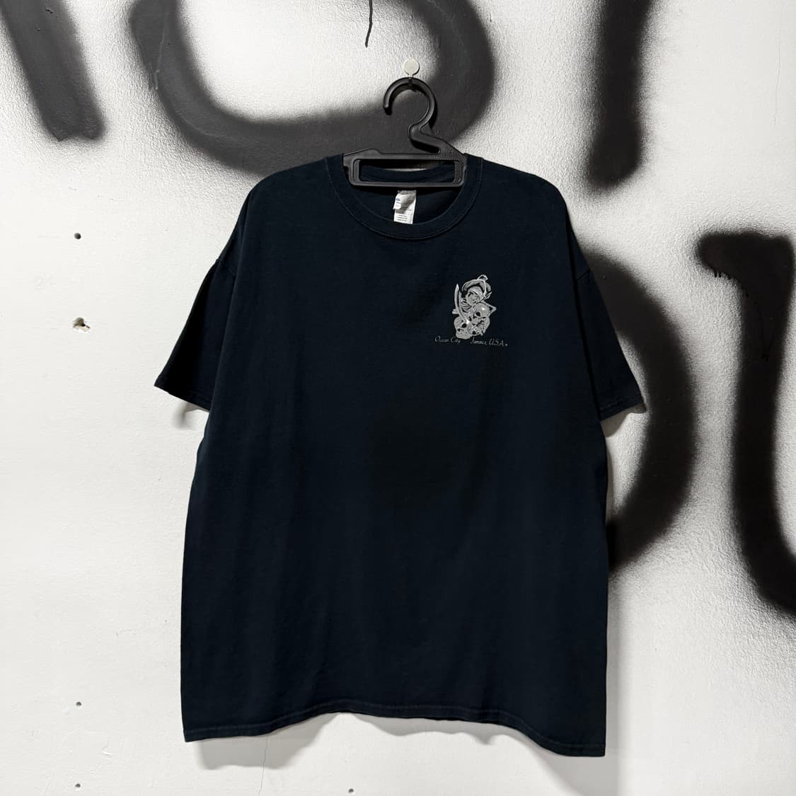 Gildan 길단 스컬 해골 빅 프린킹 반팔 티셔츠 상품이미지2