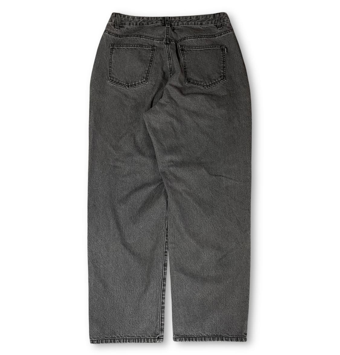 [새상품] (33) 토피 흑청 핀턱 데님 팬츠 XL 상품이미지2