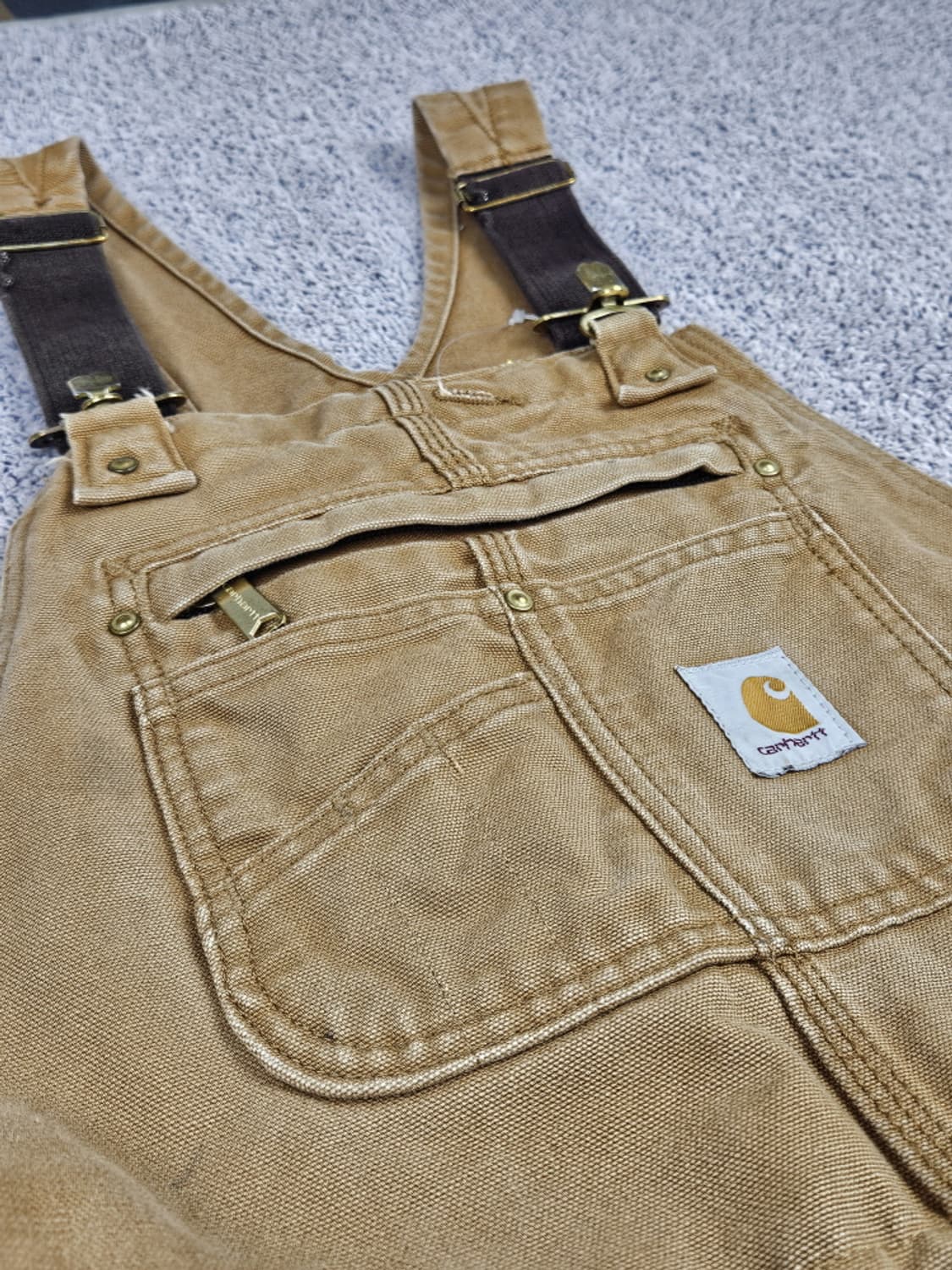 칼하트 덕 캔버스 더블니 워크 오버롤 ( 34 X 34 ) / 10238 상품이미지6