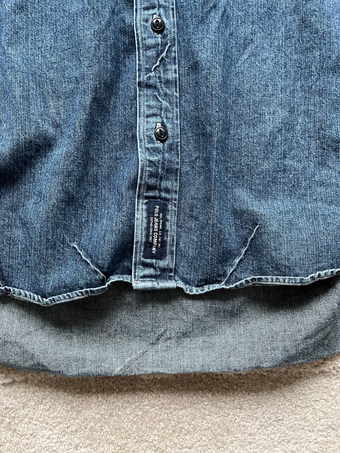 폴로 진스 컴퍼니 데님 셔츠 (105) 상품이미지5