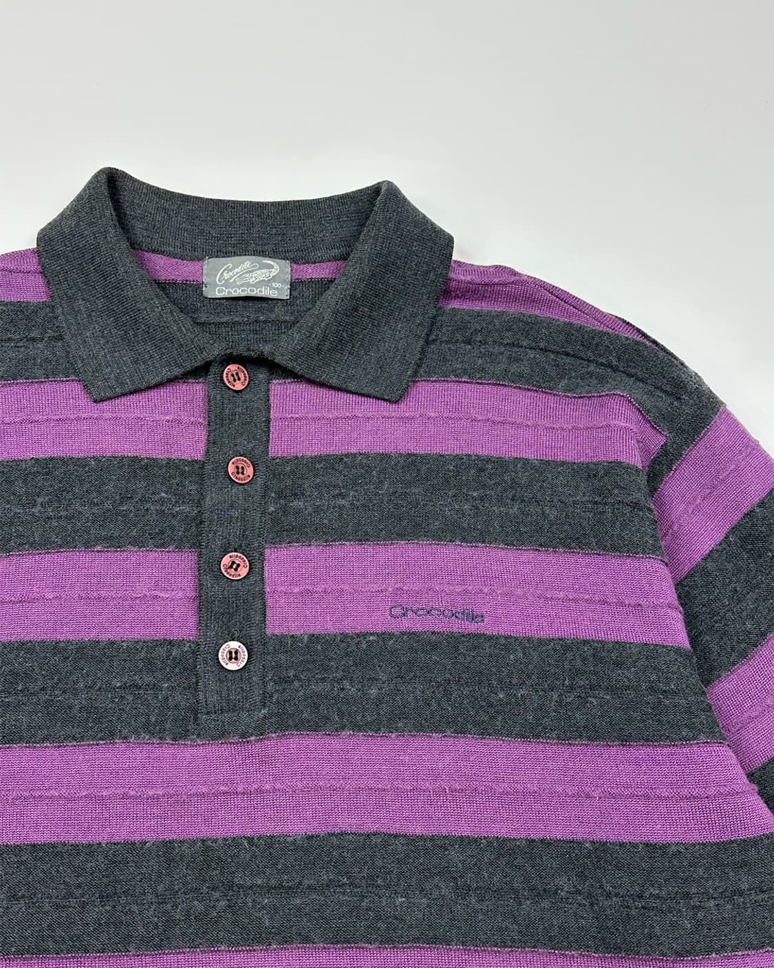 크로커다일 단가라 카라 니트 상품이미지4