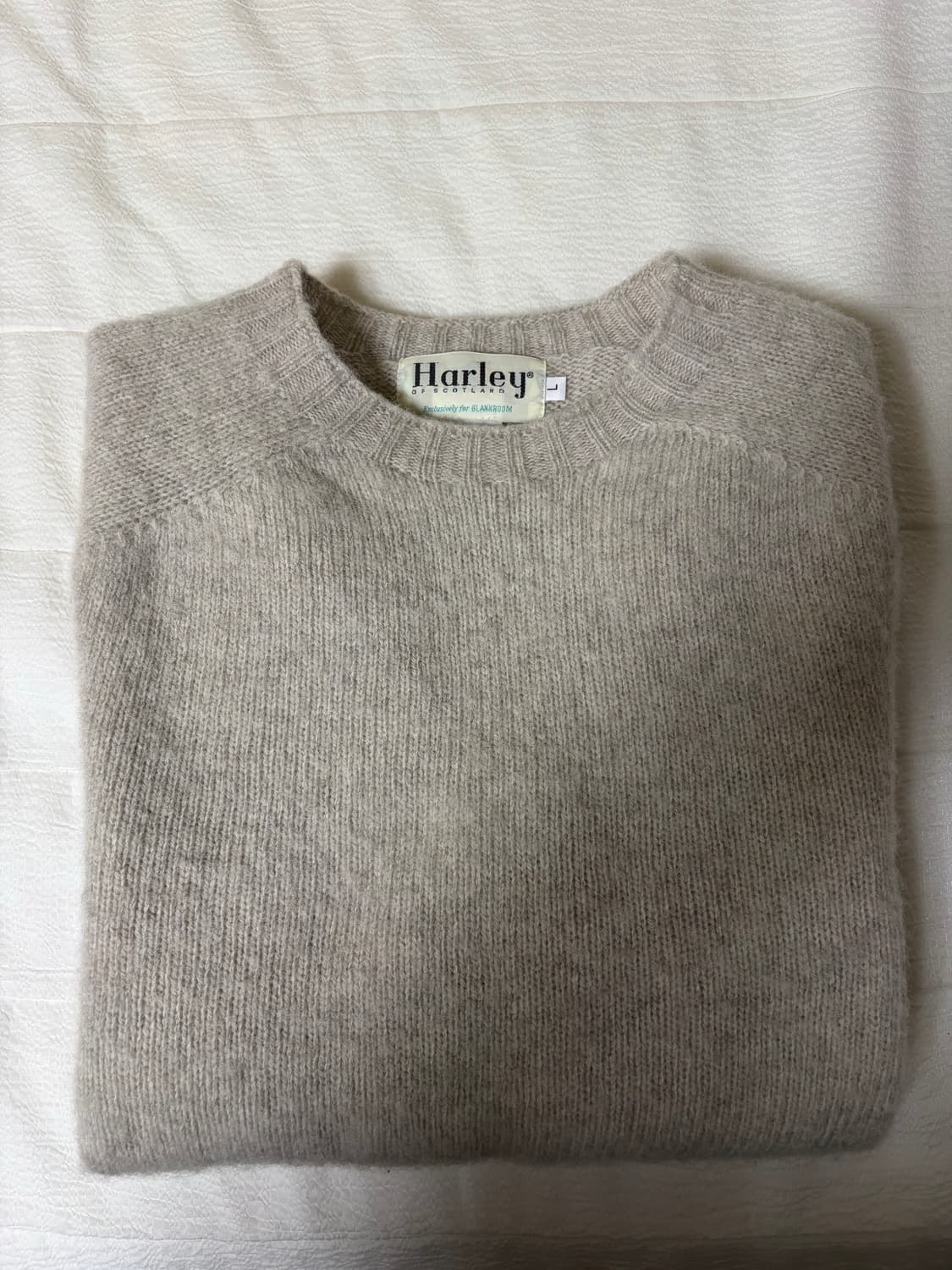 할리오브스코틀랜드 블랭크룸 니트 Putty L 상품이미지2
