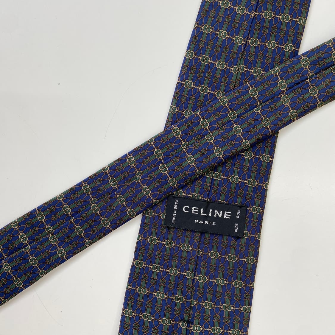 셀린느(celine) 명품 정품 심플로고 넥타이 8.4cm 상품이미지6