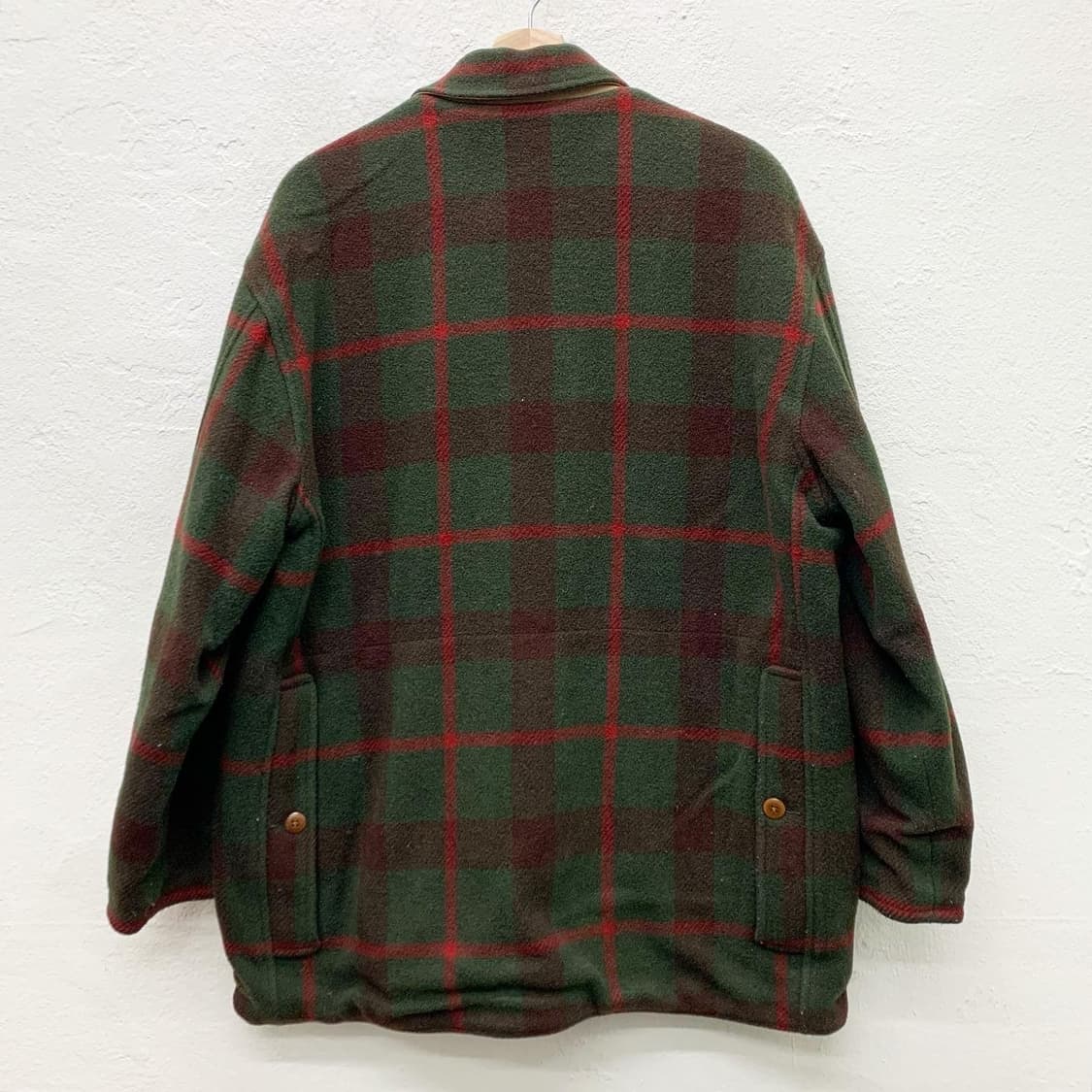 폴로 랄프로렌 컨트리 그린 타탄체크 울 자켓 상품이미지4