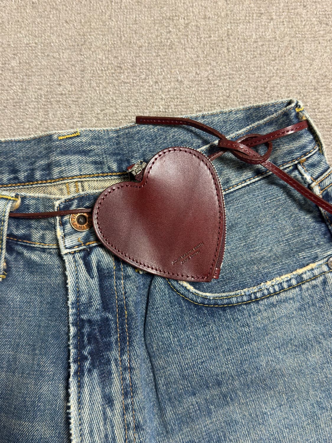 JOHN MASON SMITH JANE SMITH 레더 하트 코인 케이스 상품이미지7