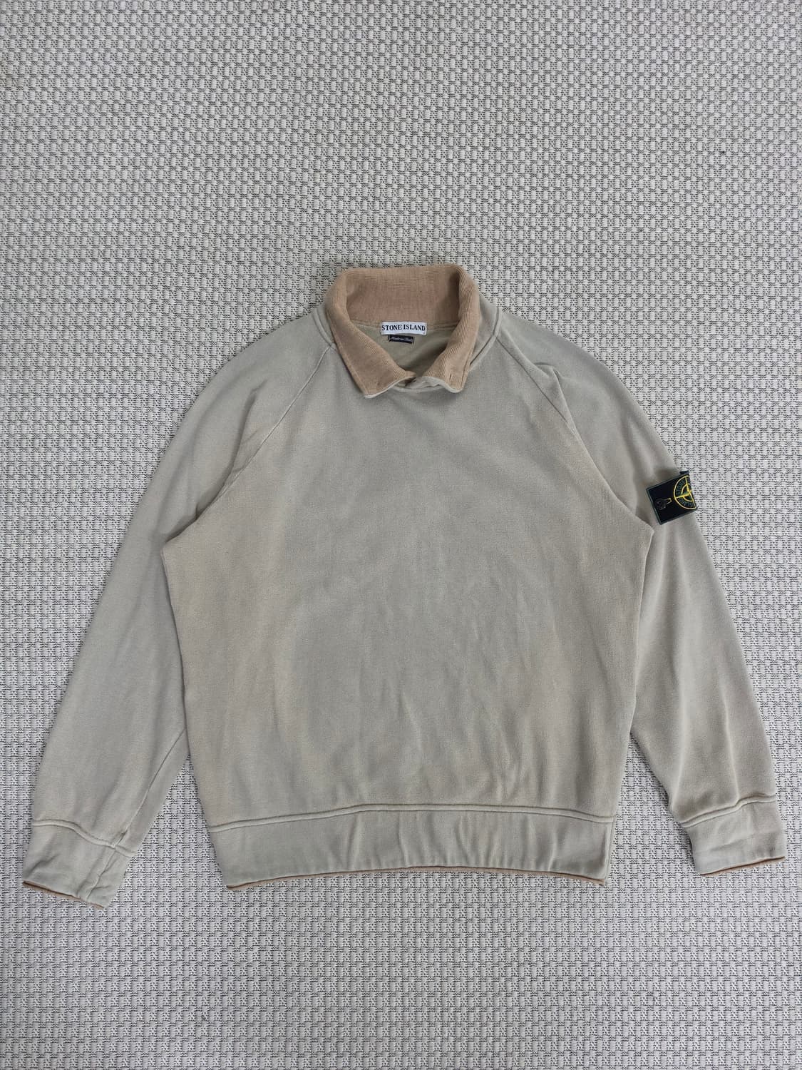 93SS 스톤아일랜드 베이지 플리스 풀오버 상품이미지5