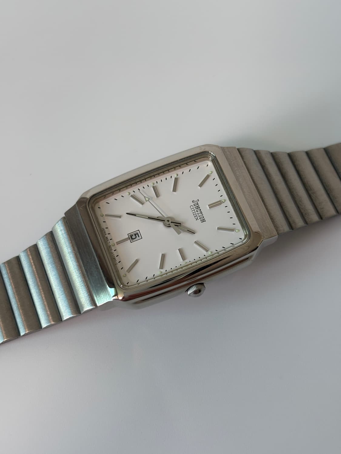 1980s Junction Silver Square Quartz 상품이미지4