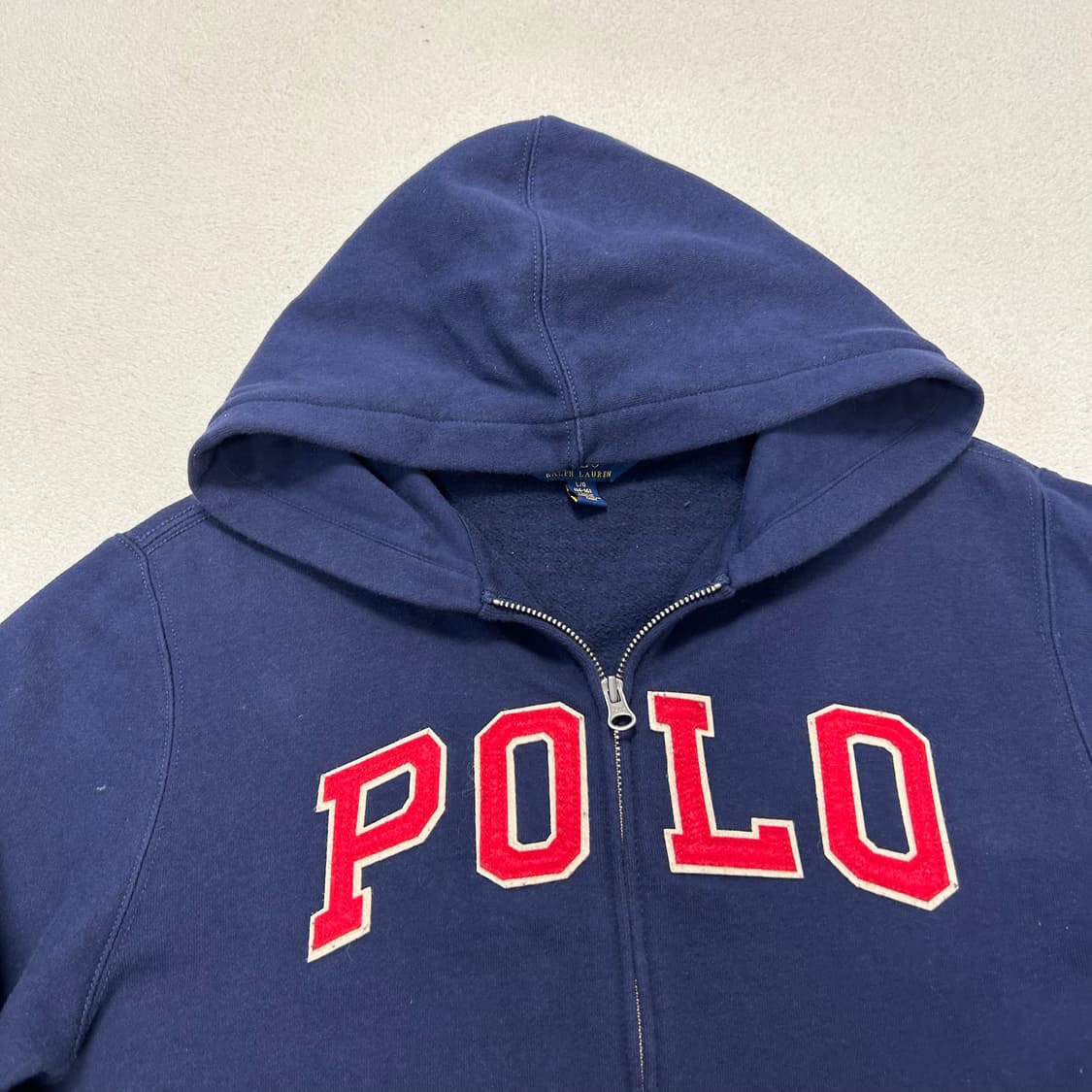 Polo Navy Hoodie Zip-up 상품이미지5