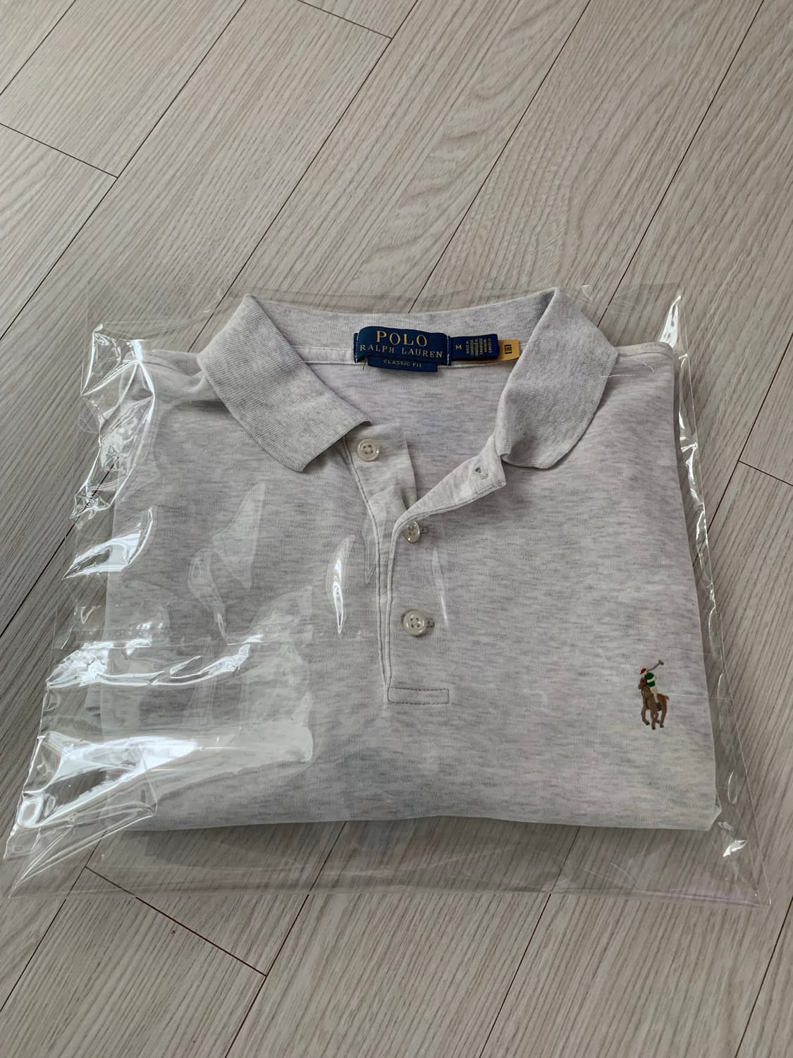 폴로 랄프로렌 헤더 그레이 반팔 카라티 상품이미지6