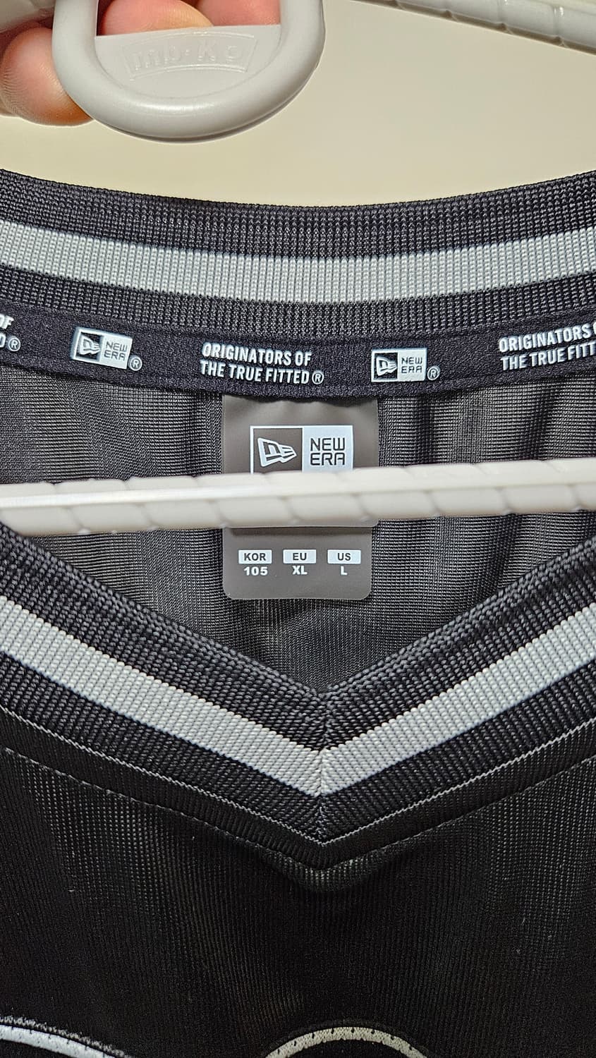 뉴에라 NFL 라스베이거스 레이더스 폴리에스터 티셔츠 블랙 상품이미지3