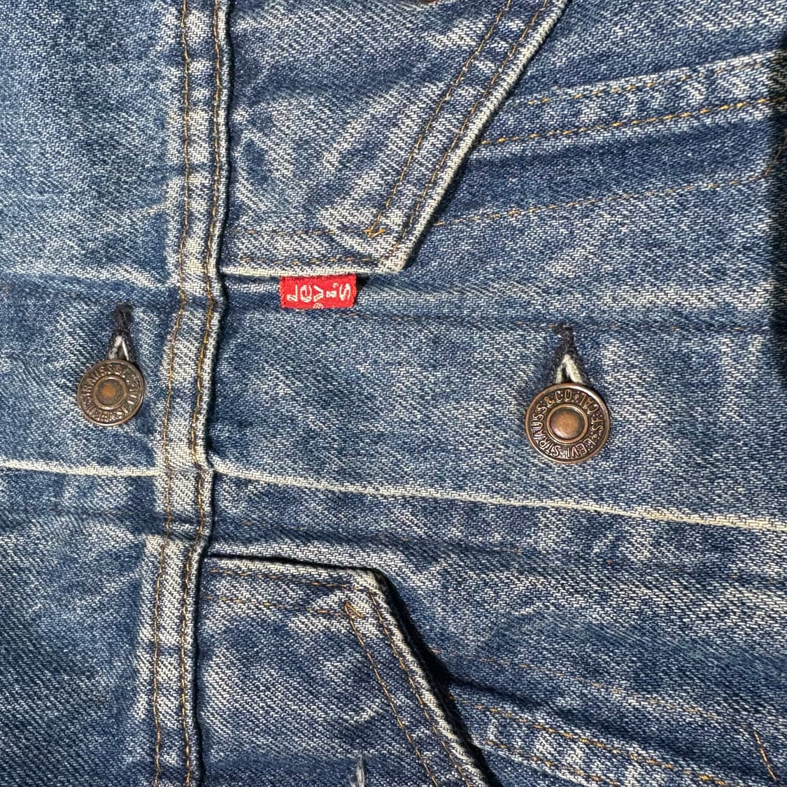 90’s 리바이스 USA 70411 빈티지 데님 트러커자켓 상품이미지5