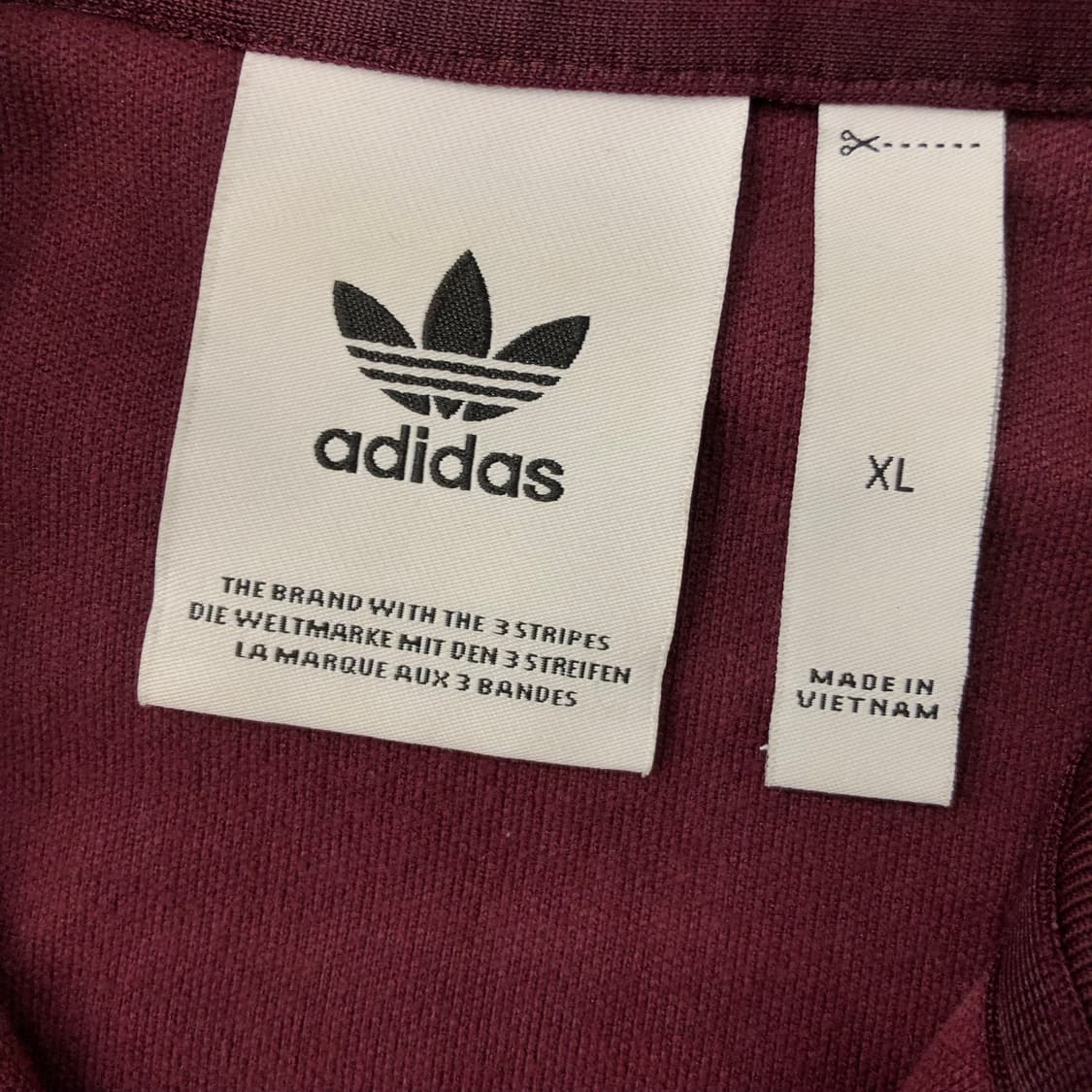 아디다스 베켄바우어 버건디 투웨이 져지 트랙 자켓 상품이미지7