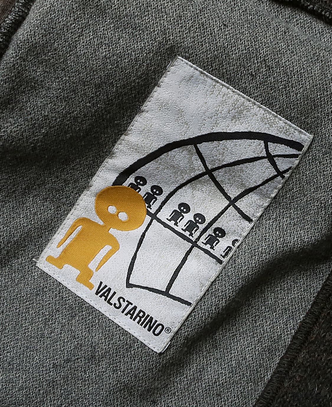 발스타리노 [Valstarino] 랩 이태리 카모플라쥬 니트 후드 코트 상품이미지5