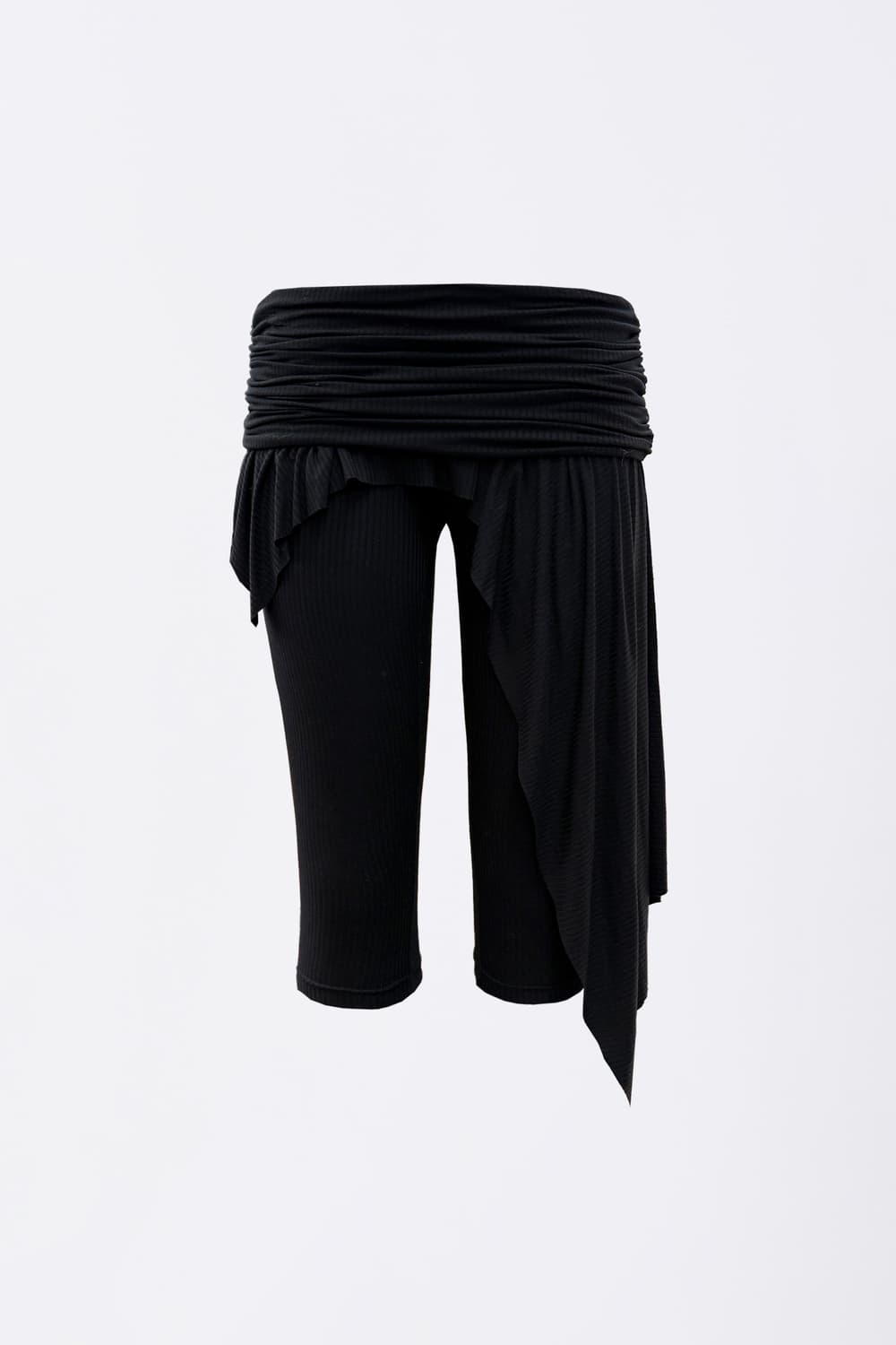 스컬프터 Asymmetric Skirt Leggings Black 상품이미지1