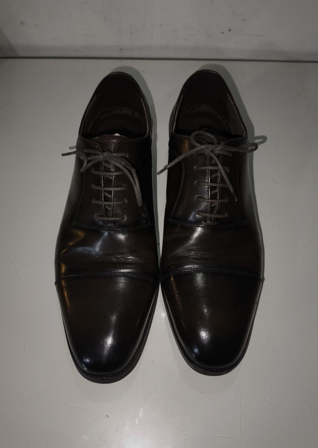 255mm 소다 남성 옥스포드 정장화 구두 브라운 상품이미지1