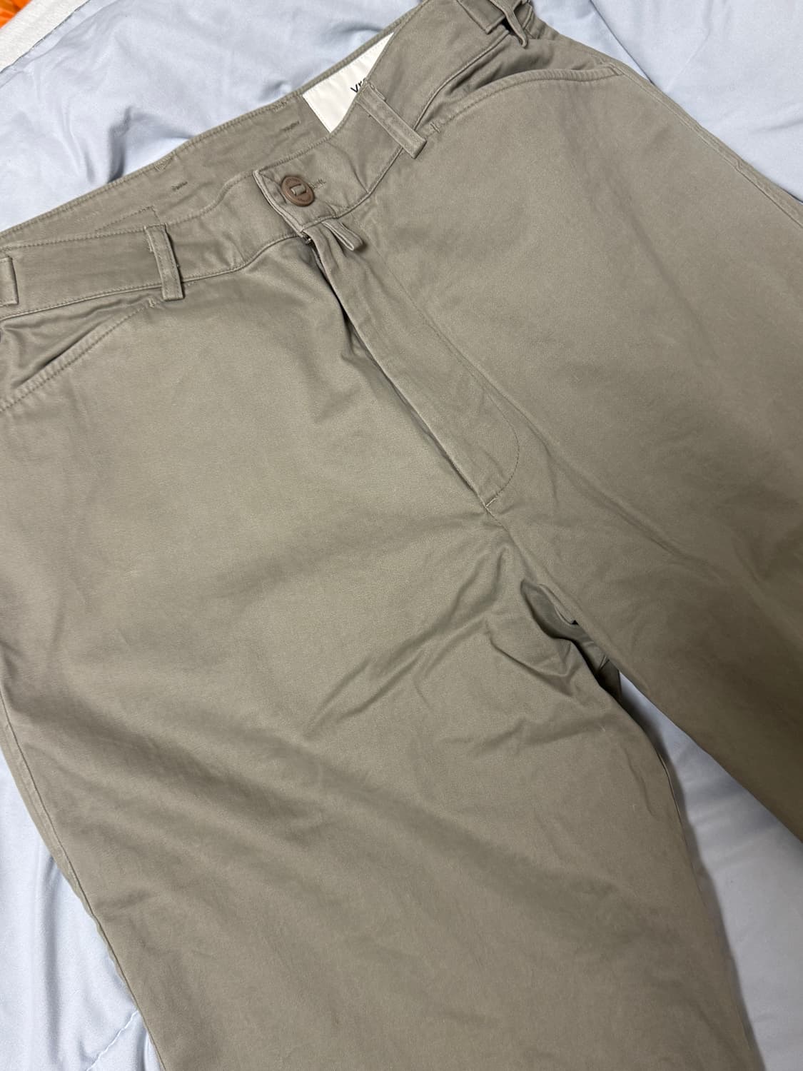 [XS] 이얼즈어고 와이드 치노 팬츠 Y-950 카키 상품이미지2