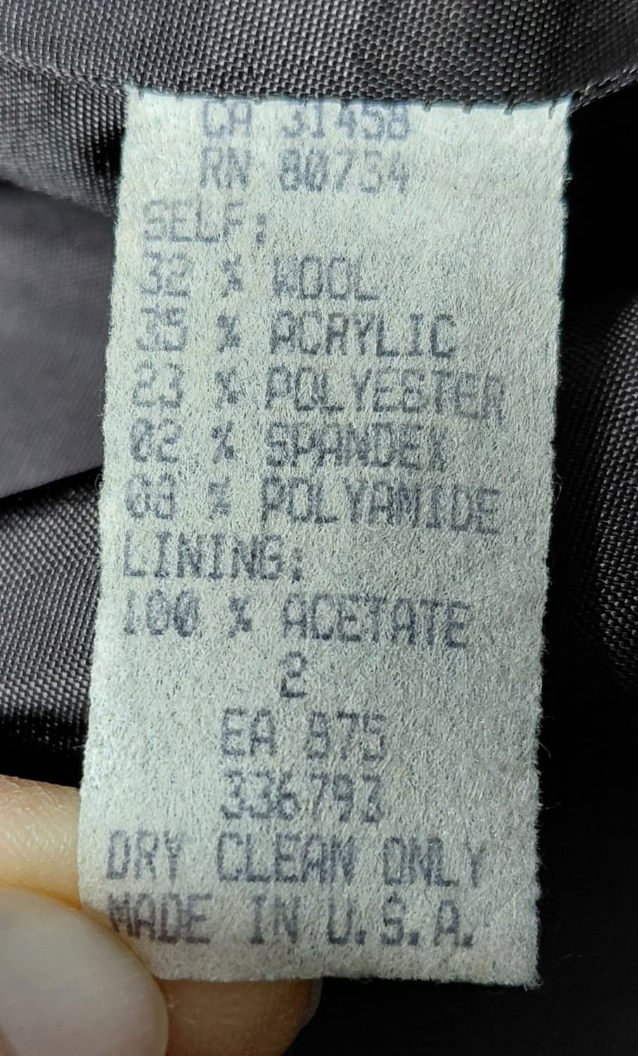 BCBG MAXAZRIA 빈티지 체크 울 코트 (Made in USA) 상품이미지7