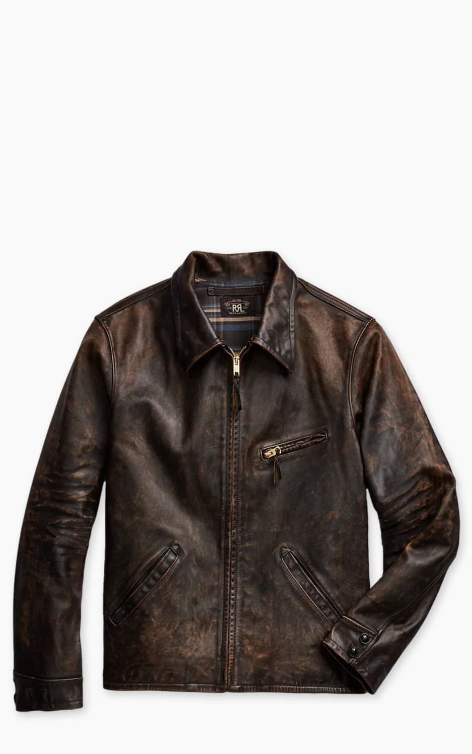 RRL 더블알엘 뉴스보이 레더자켓 L 상품이미지1