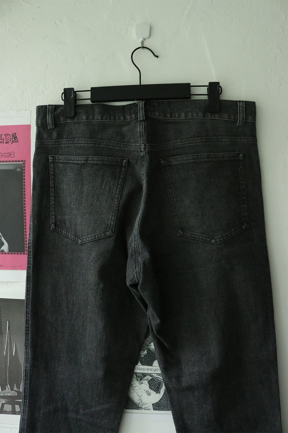 아네스베 블랙 데님 팬츠 상품이미지6
