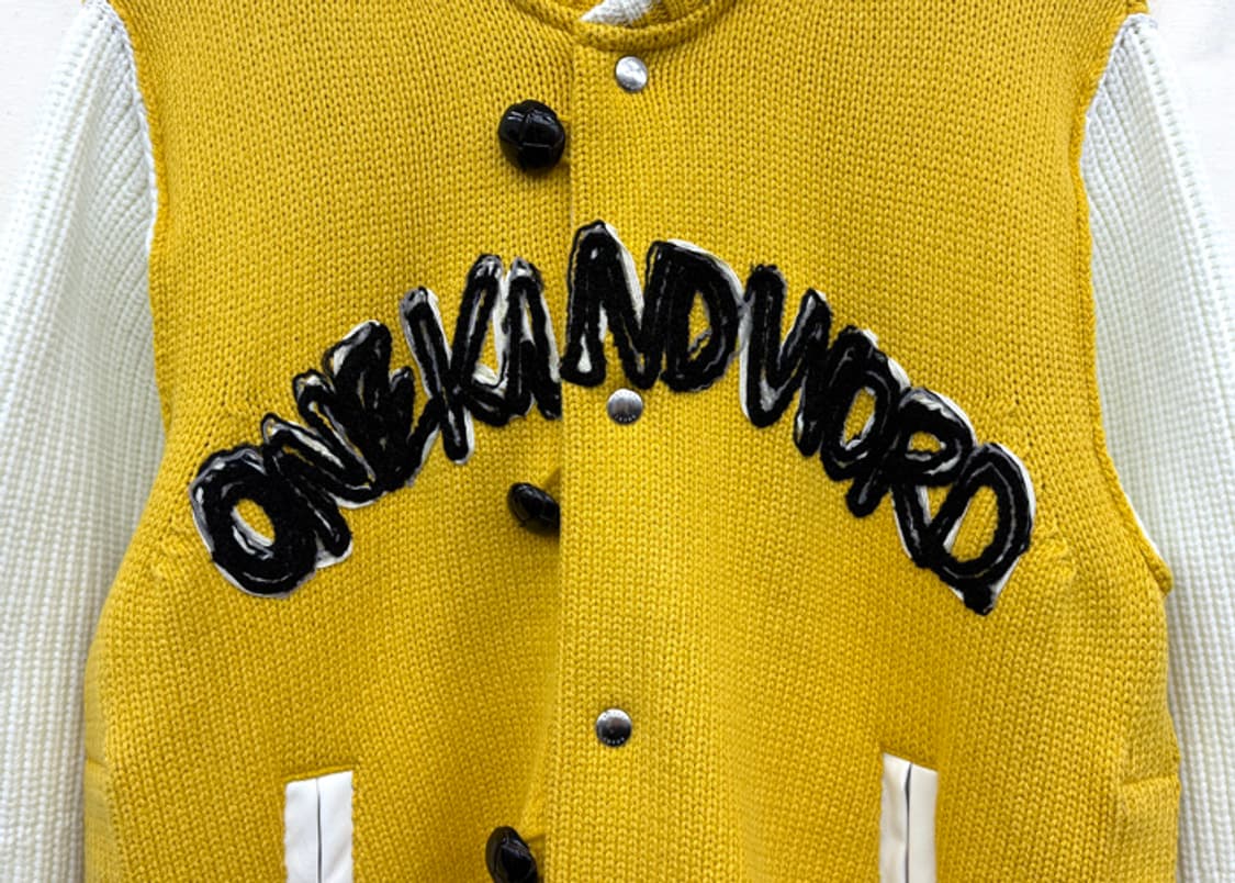 사카이 에릭헤이즈 자수 니트 블루종 상품이미지3