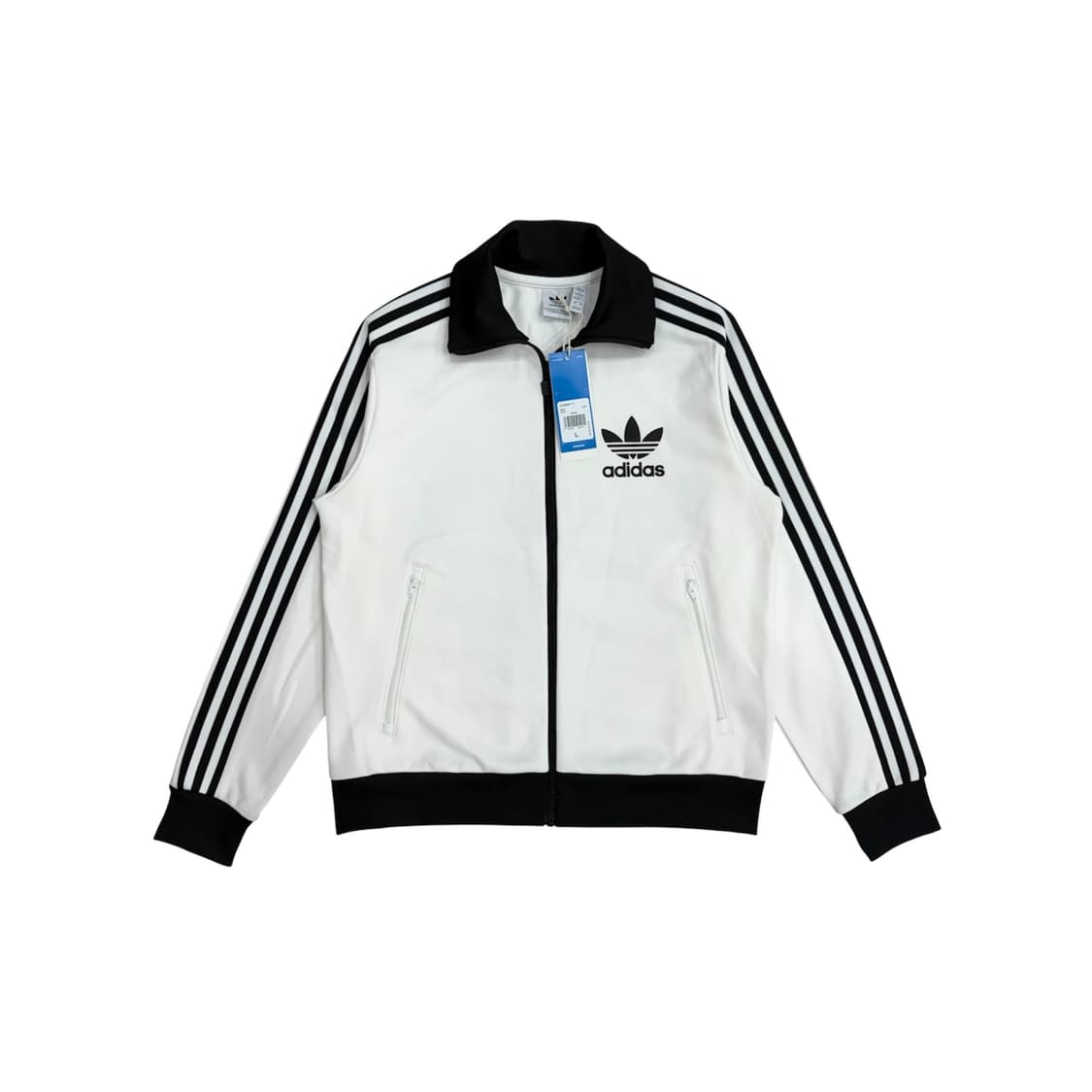 (새상품) 아디다스 여성 베켄바우어 화이트 트랙탑 져지 L 상품이미지1