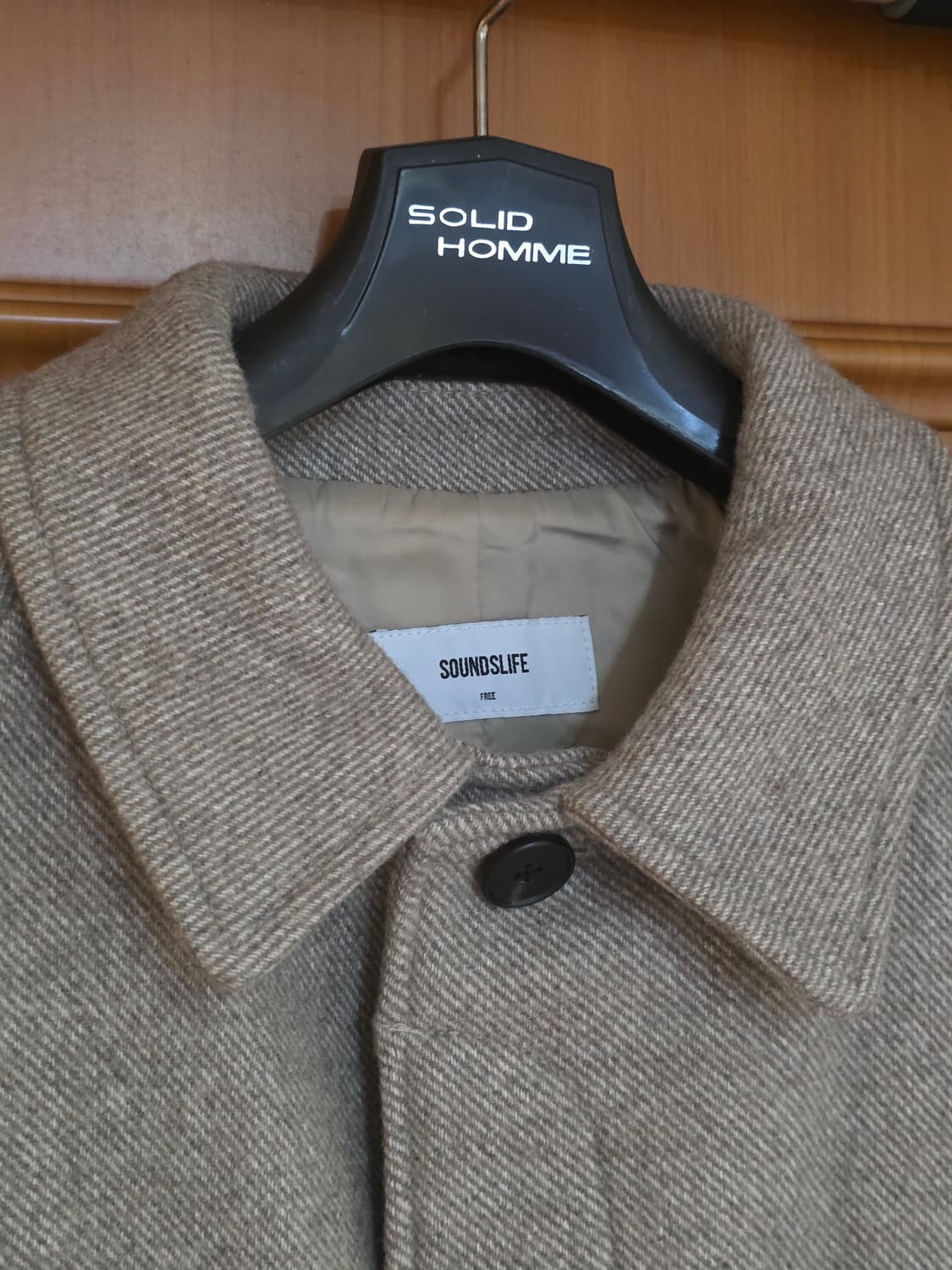 사운즈라이프 울코트 베이지 F사이즈 상품이미지3