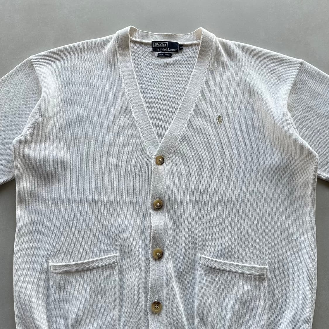 [L]폴로 랄프로렌 브이넥 코튼 니트 가디건 상품이미지2