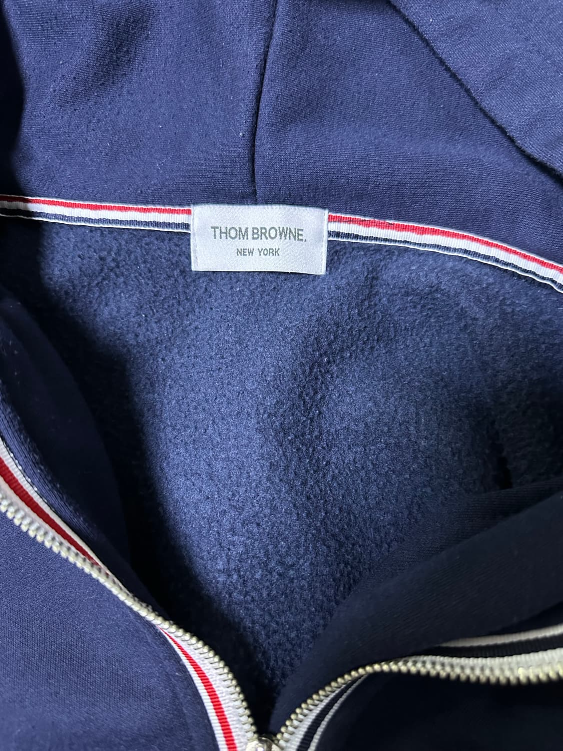 톰브라운 네이비 후드집업 사이즈 2 상품이미지4