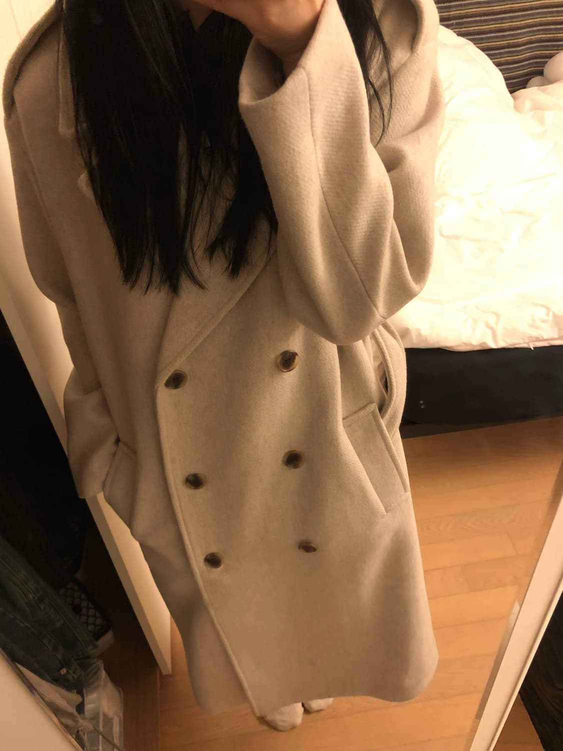 [새상품] 미쏘 롱코트 (s size) 상품이미지7