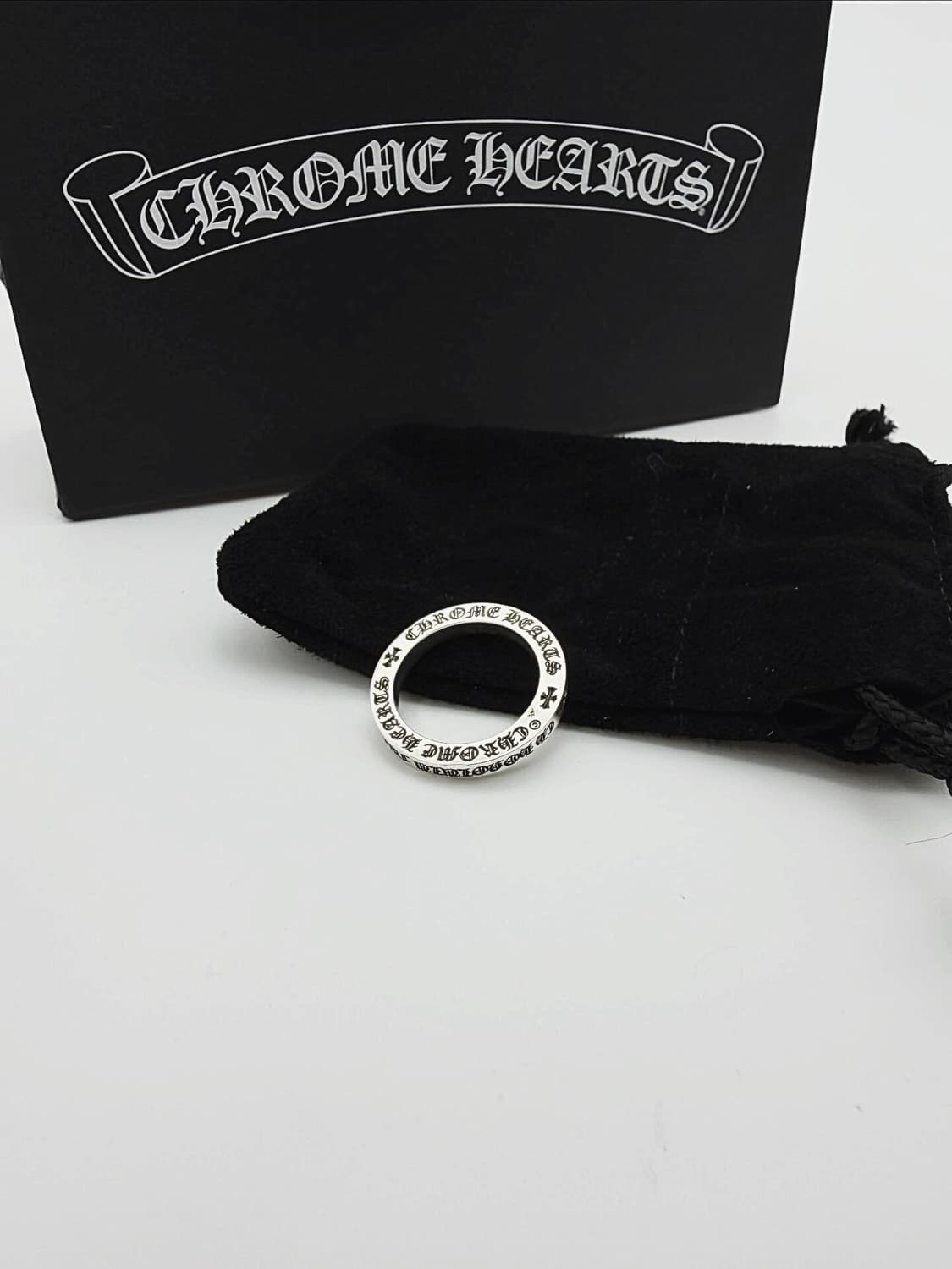 [US 7] 크롬하츠 포에버링 스페이서 실버 3mm 상품이미지1