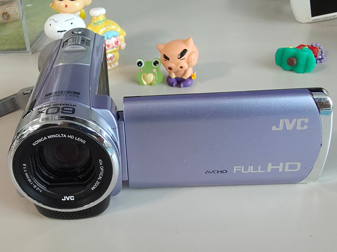 JVC 에버리오 GZ-E310 바이올렛 빈티지 디지털캠코더 상품이미지1