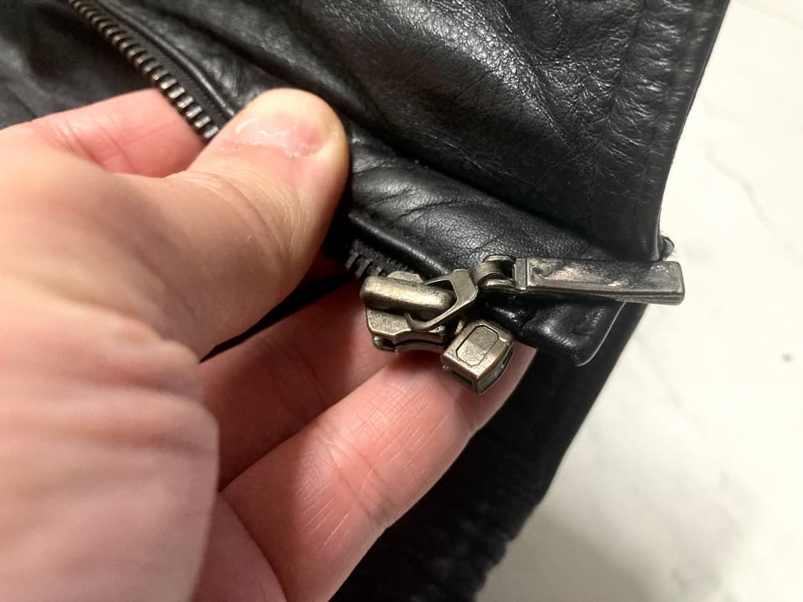 90s 소가죽 A-2 카우하이드 레더 봄버 자켓 100-105 상품이미지7