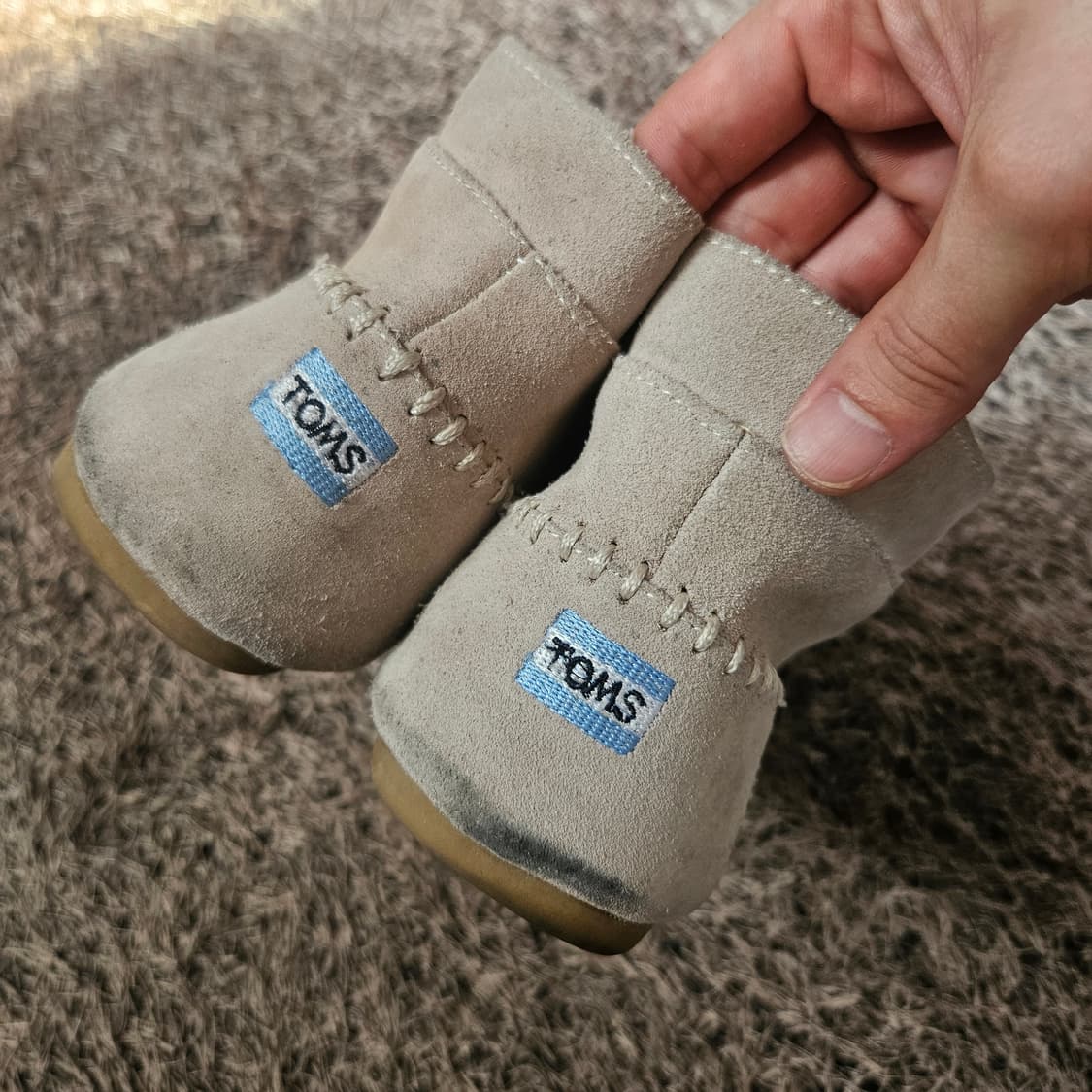 탐즈(TOMS) 가죽 스웨이드 데저트 부츠 M9 size 상품이미지5