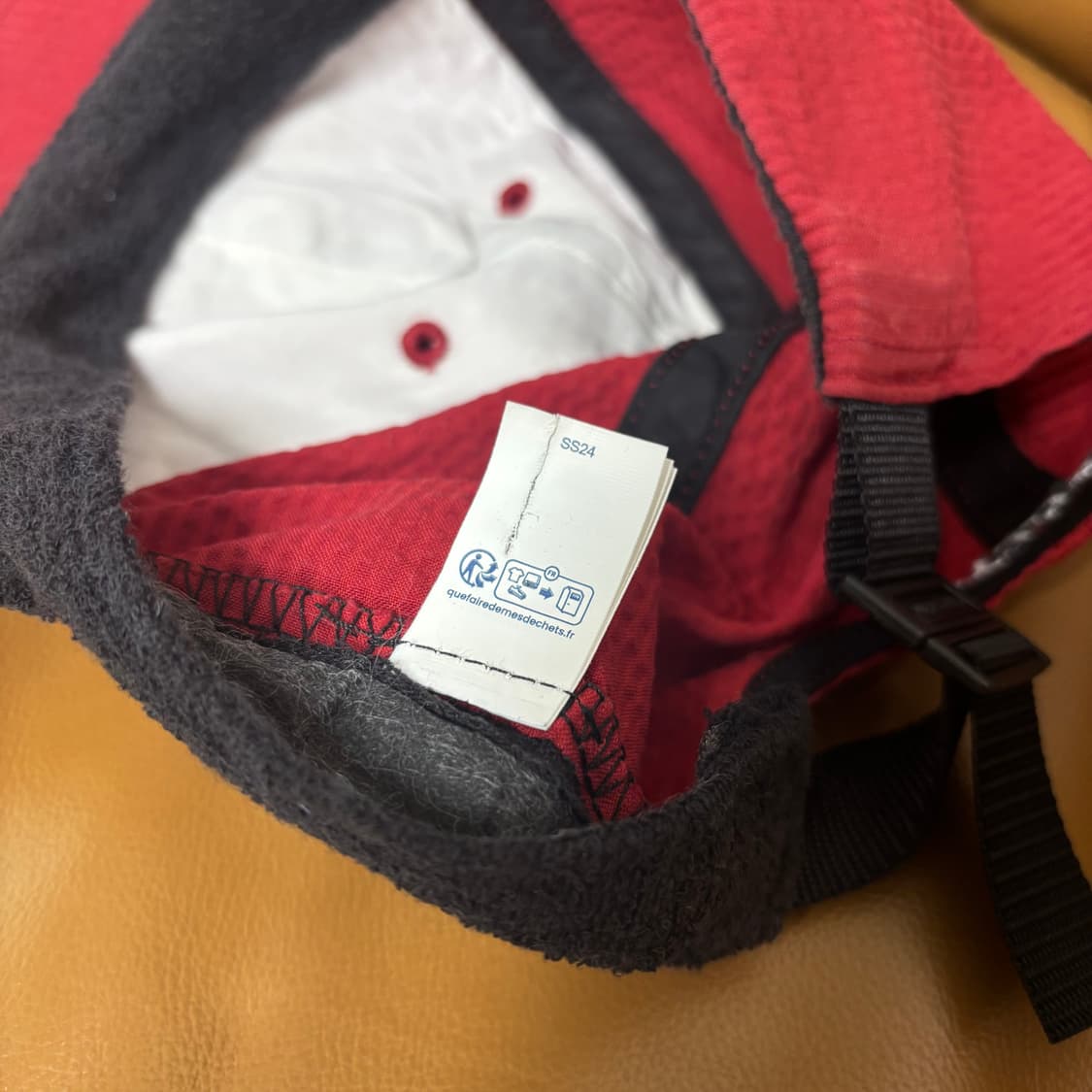 Supreme 슈프림 24ss 씨어서커 레드 S로고 6패널 볼캡 모자 상품이미지9