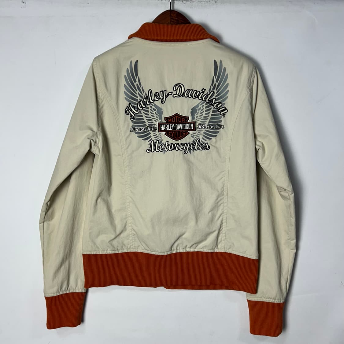 [Harley Davidson] 할리데이비슨 배색 집업자켓 상품이미지2