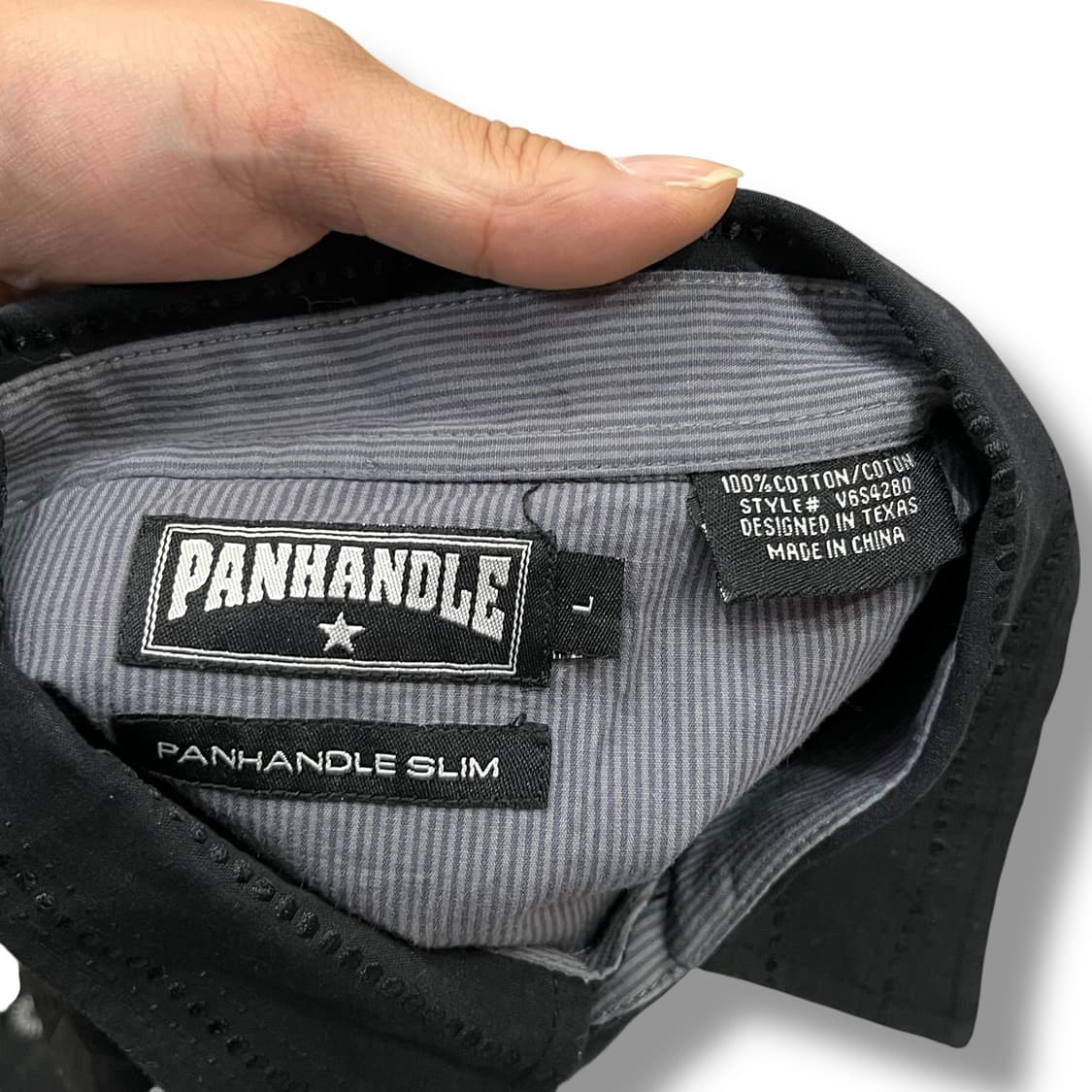  panhandle 자수 스트라이프 웨스턴셔츠 y13030 상품이미지8