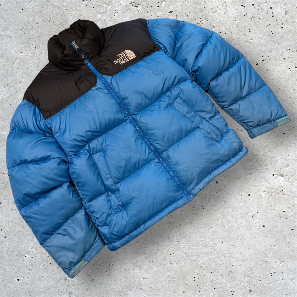 [95] 노스페이스 눕시 700 구스 다운 파란색 패딩 B801 상품이미지1