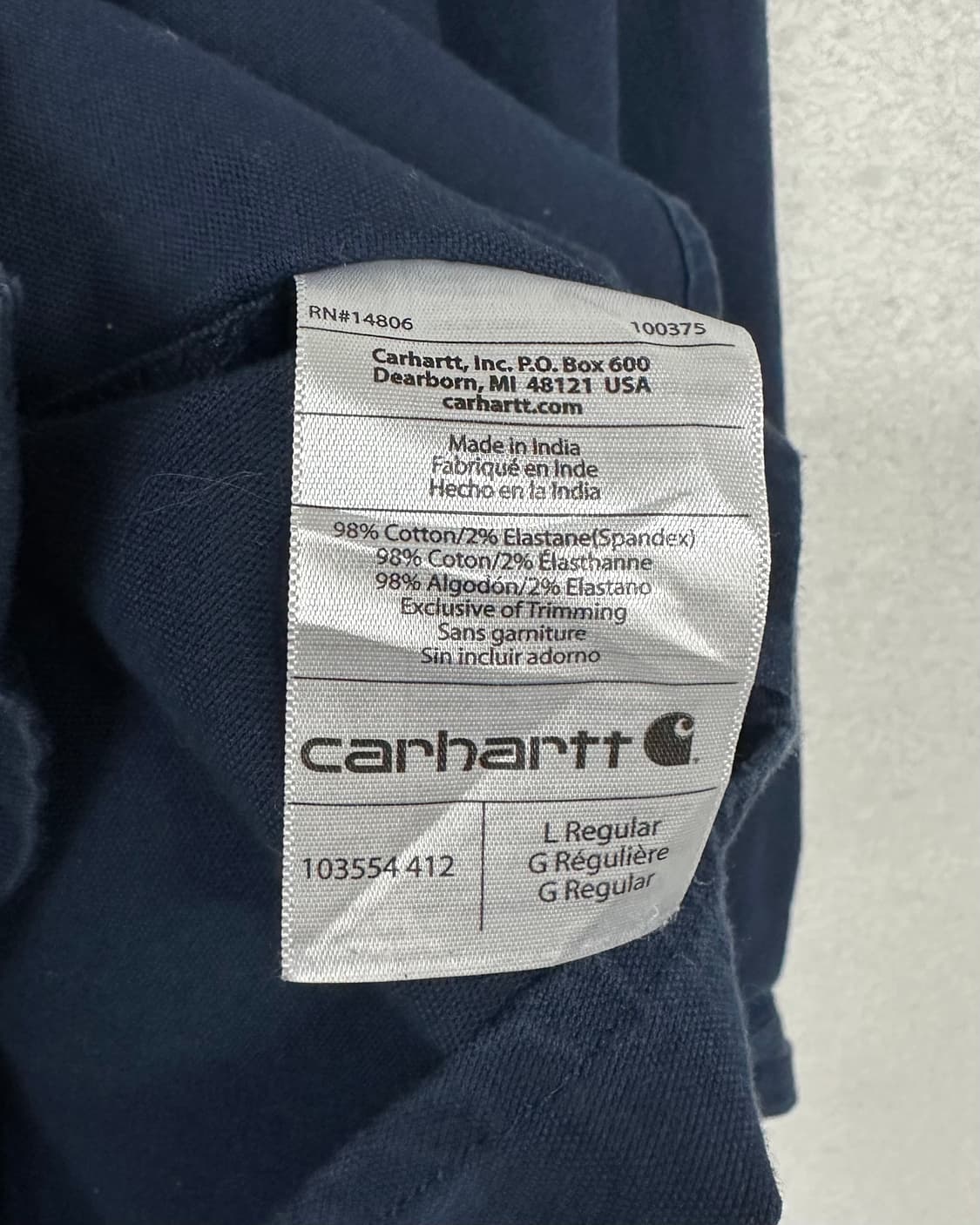 (L)칼하트 워크 셔츠-M2053 상품이미지5