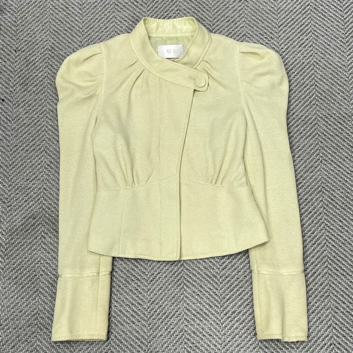 sjsj 퍼프 숄더 코튼 자켓 v0102 상품이미지1