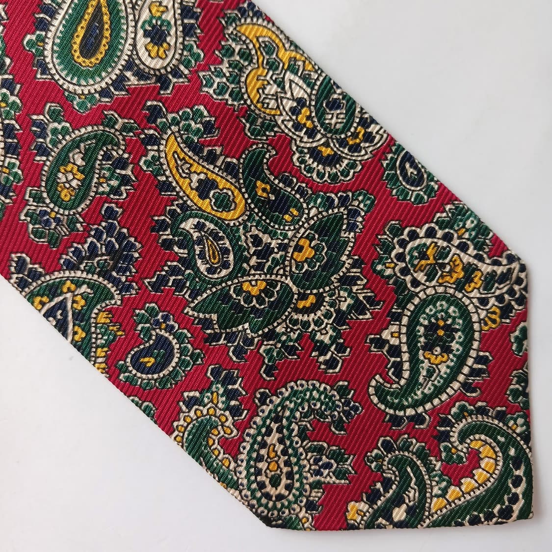 폴로 랄프로렌 실크 버건디 페이즐리 넥타이 8.8cm A+등급 G22
 상품이미지6